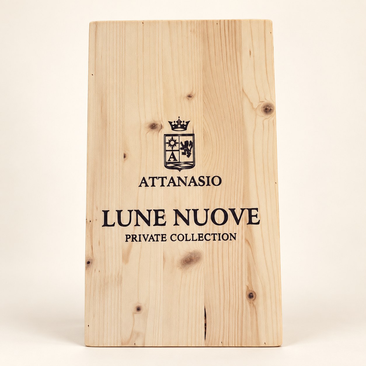 Lune Nuove · doppia, confezione regalo in legno Attanasio